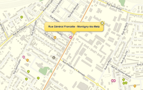 Montigny-lès-Metz, rue du Général Franiatte